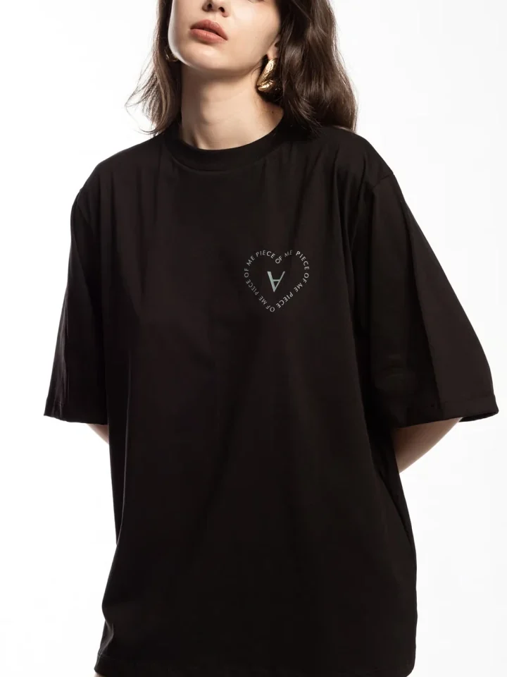 A PIECE OF ME Heidi t-shirt Black