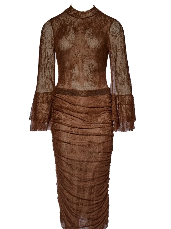 Erya Choco Lace Bodysuit