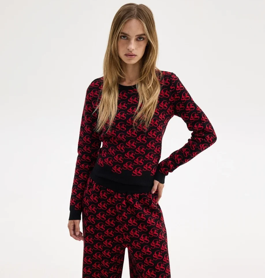 NANCY KNIT TOP Black