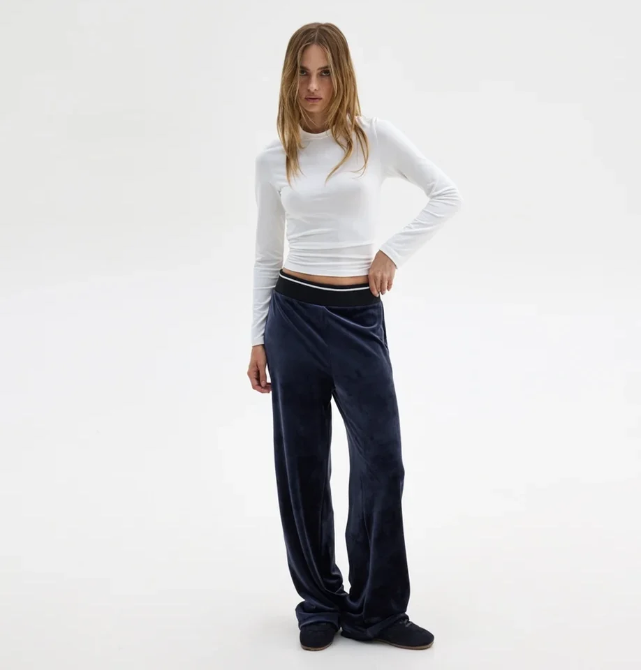 SUNSETGO POLY VELVET PANTS
