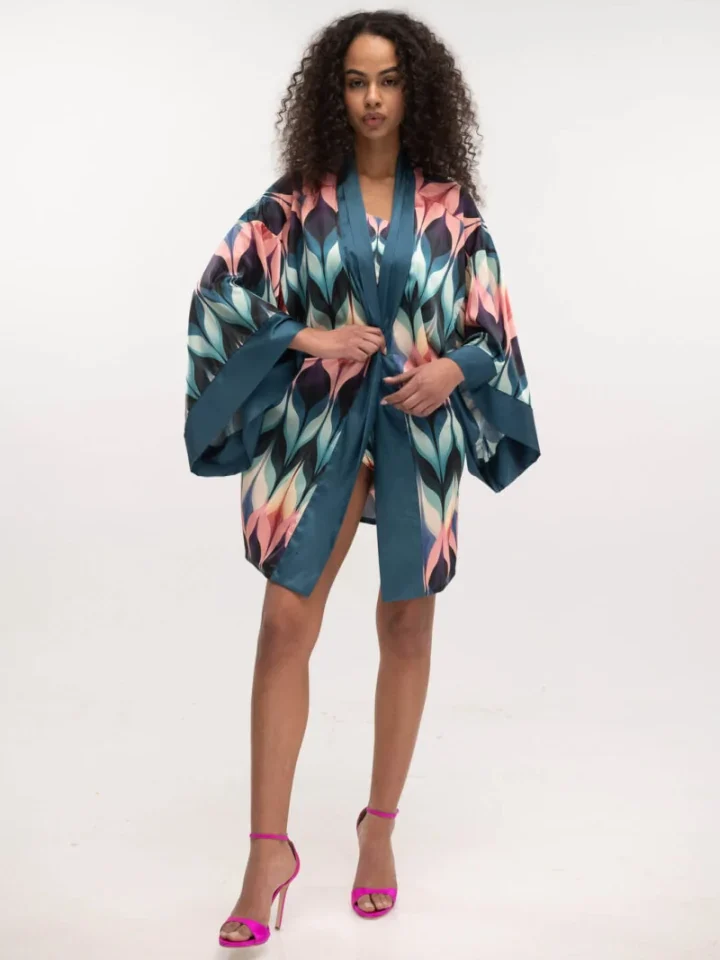 Typelove Satin Kimono Eden