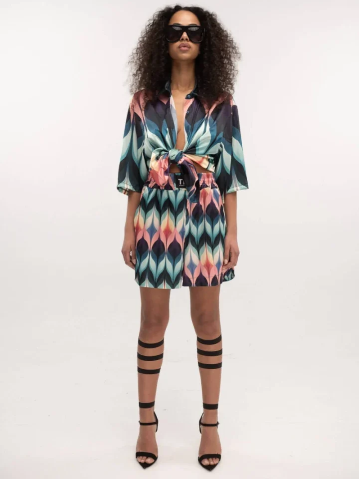 Typelove Satin Shirt Eden