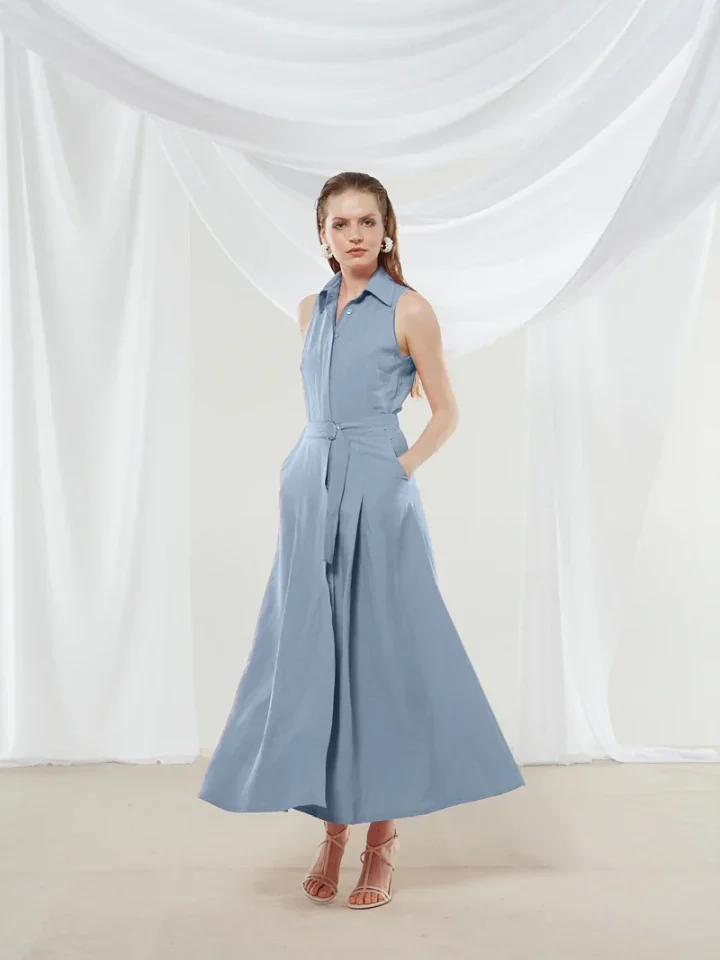 Ananke Senna ciel shirtdress