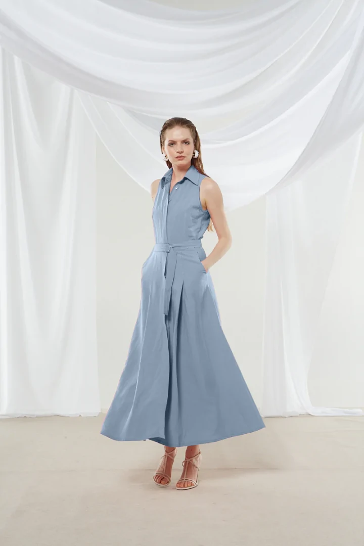 Ananke Senna ciel shirtdress