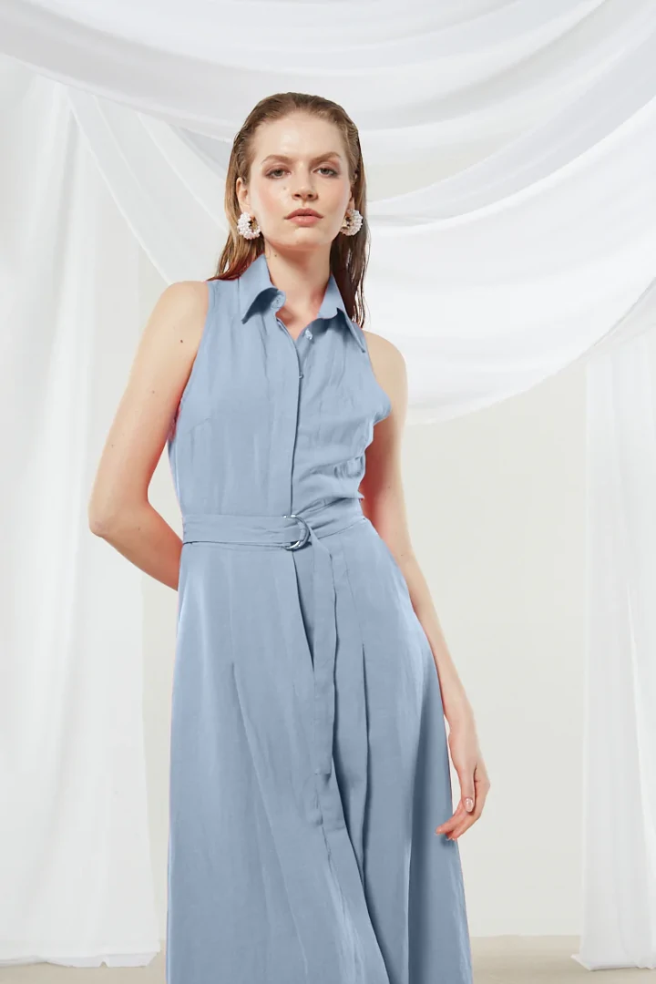 Ananke Senna ciel shirtdress - Image 3