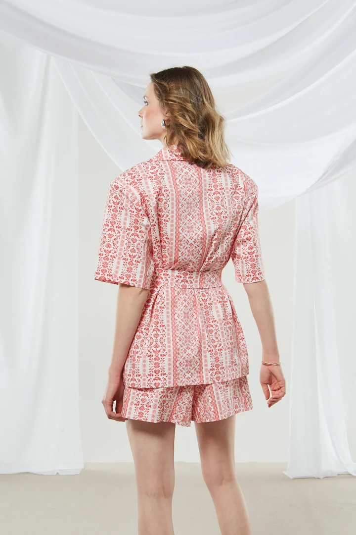 Ananke Daisy cotton short sleeve blazer - Image 4