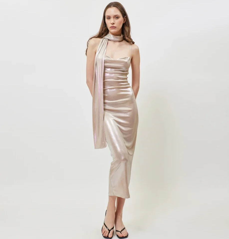 SUNSETGO SYLVA DRESS NUDE