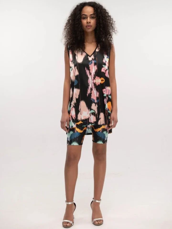 Typelove Tank Top Satin Pastel Noir