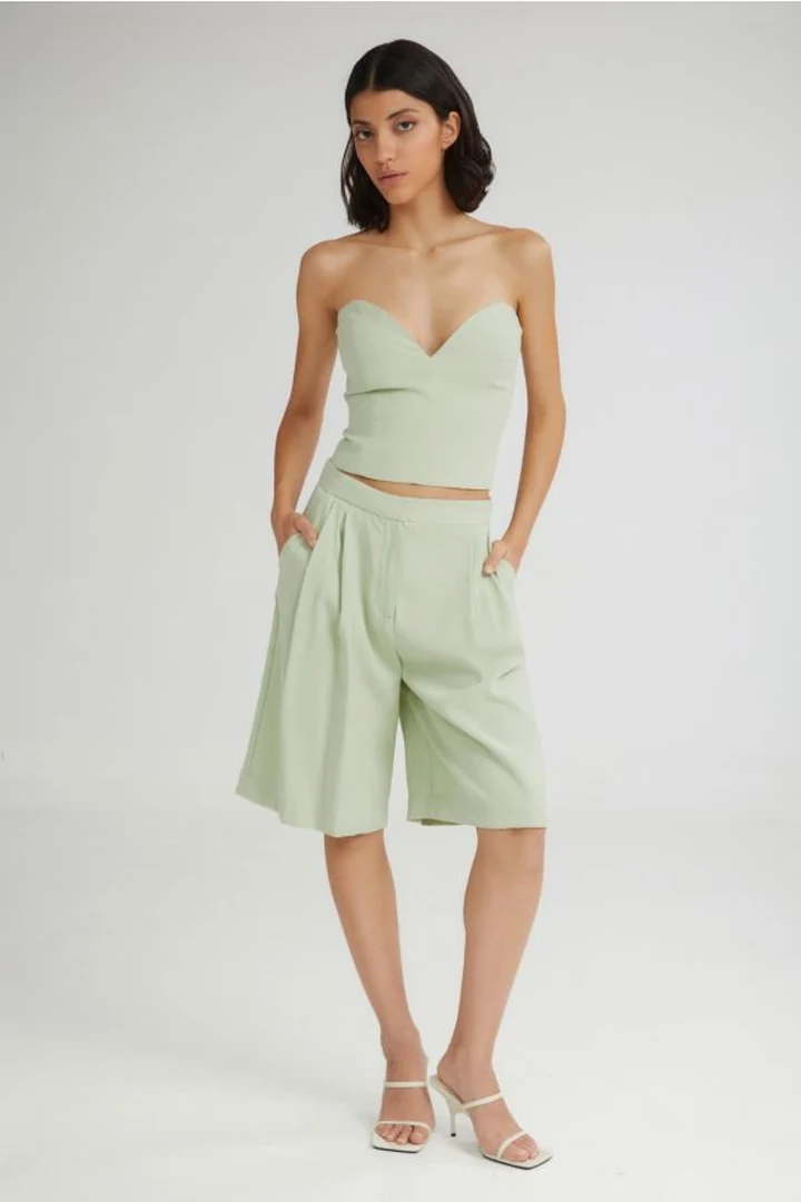 The Melted IceCream Strapless Top Mint - Image 2