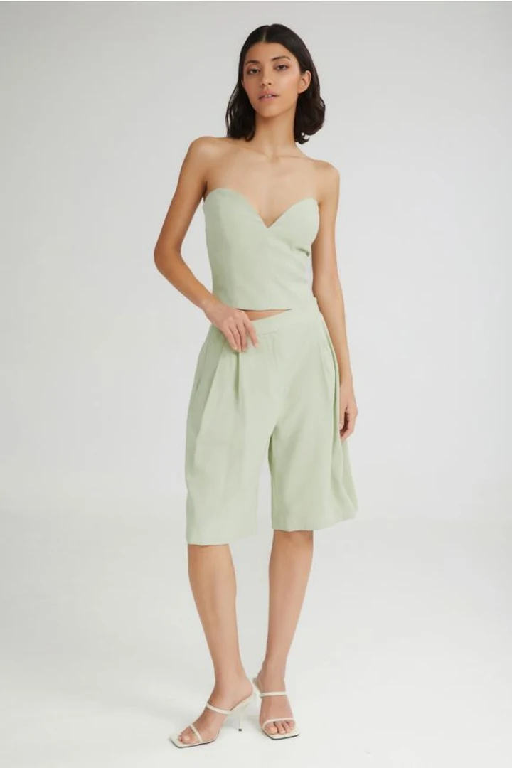 The Melted IceCream Strapless Top Mint - Image 3