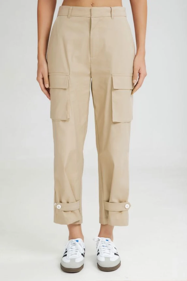 The Scoop Cargo Pants Beige - Image 3