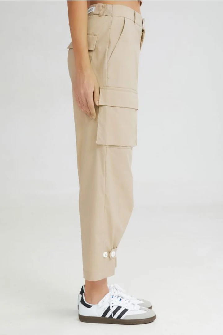 The Scoop Cargo Pants Beige - Image 4
