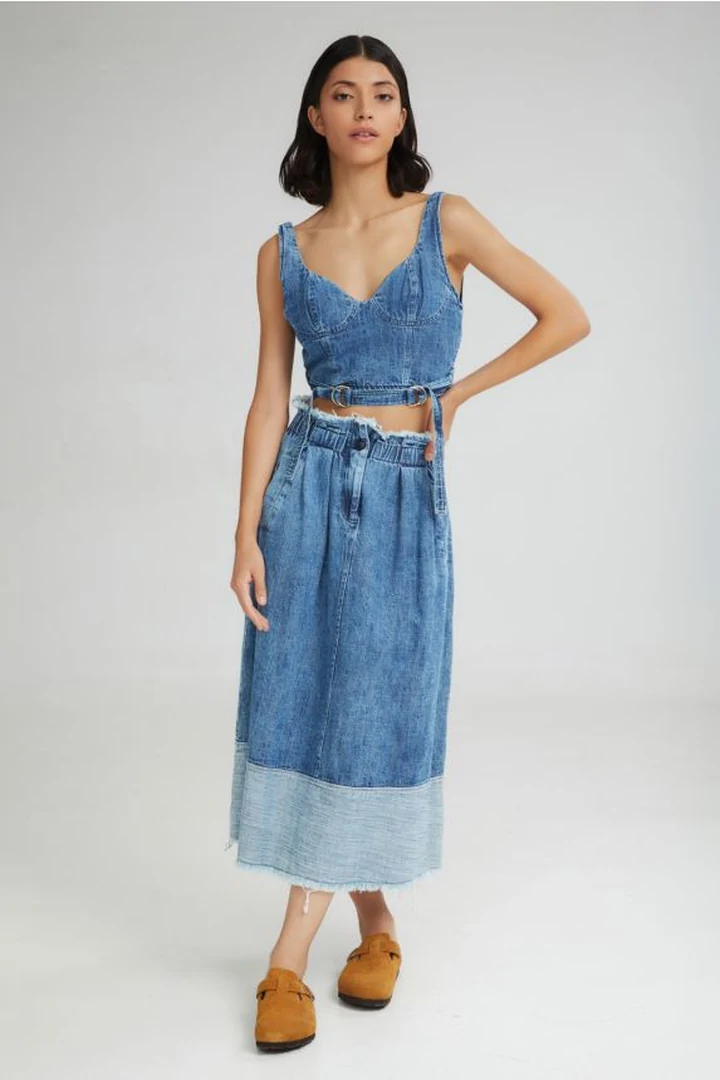 The Soft Serve Bustier Denim - Image 2