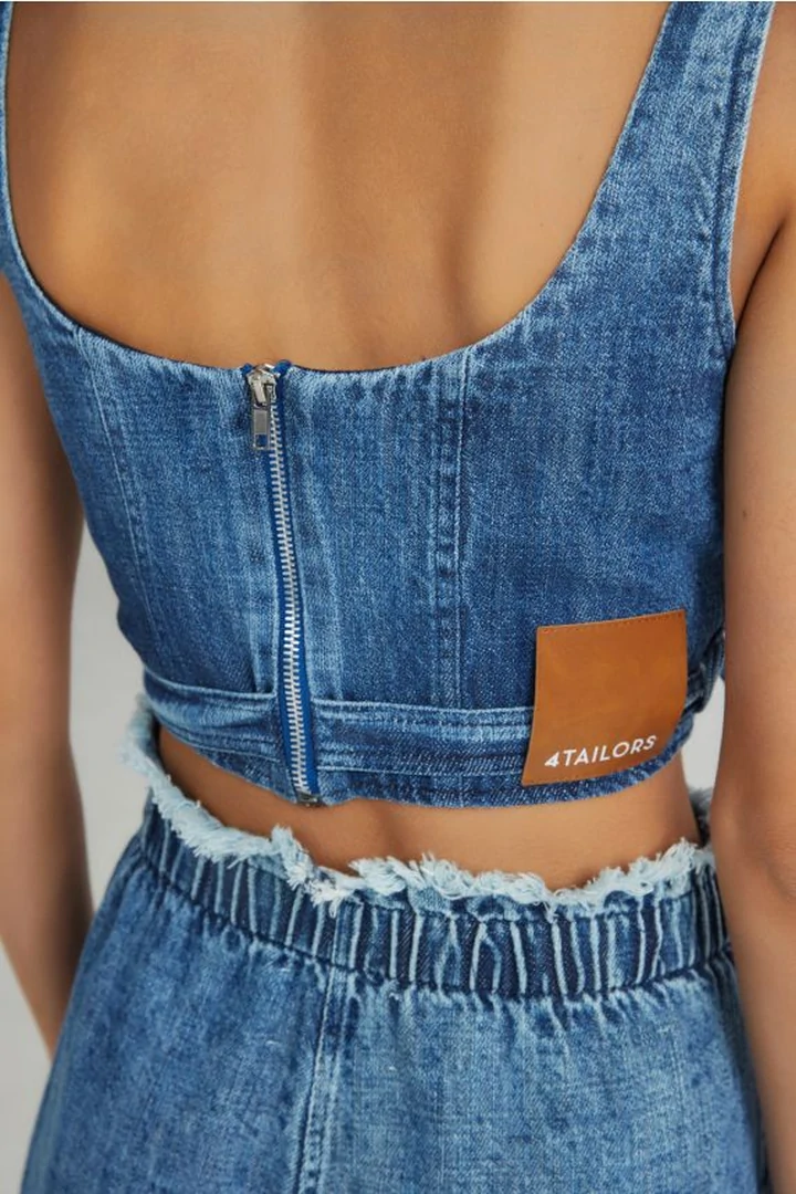 The Soft Serve Bustier Denim - Image 3