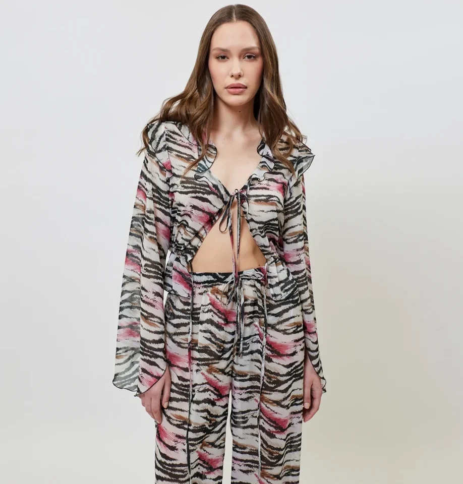 SUNSETGO VALENTINA TOP ZEBRA