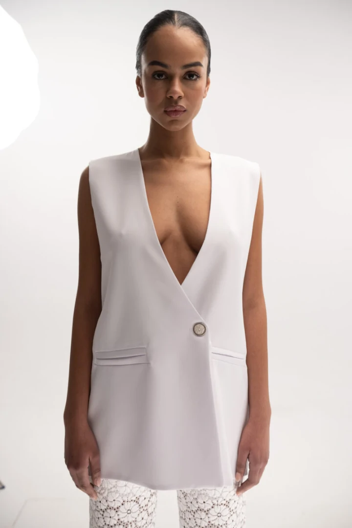 Typelove Vest White - Image 3