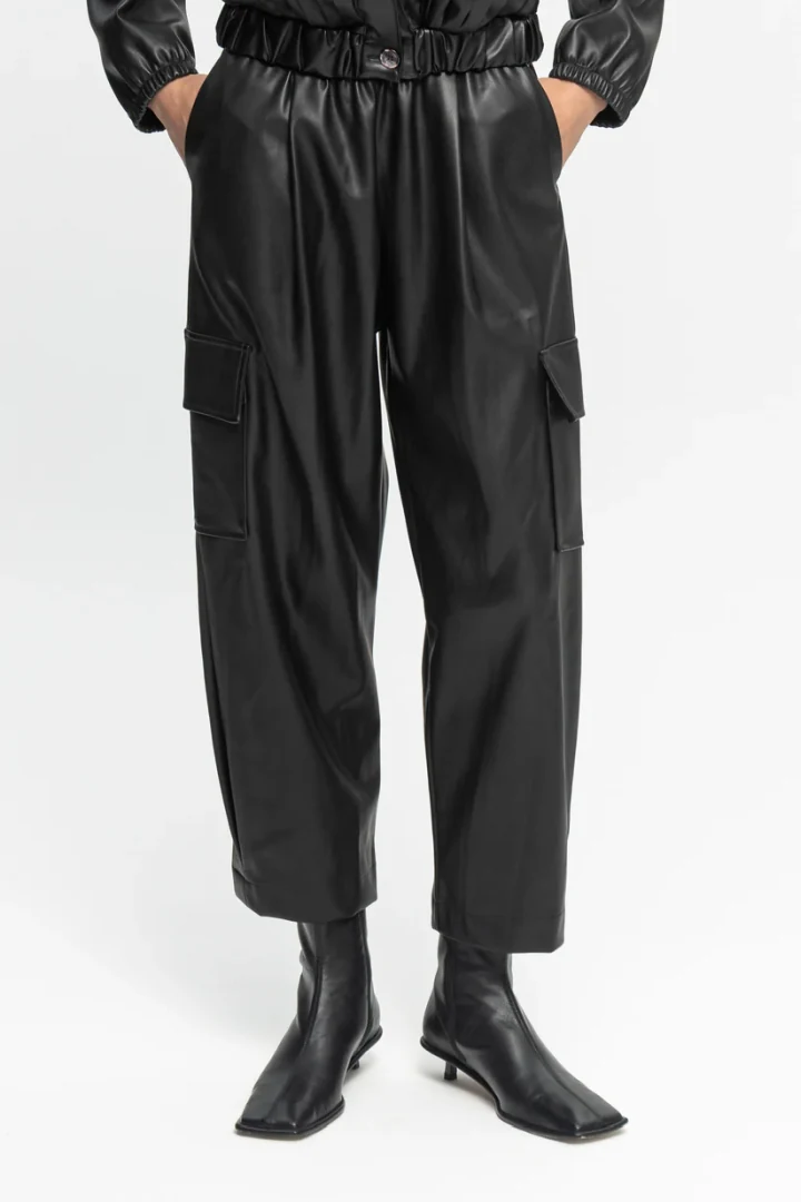 Black&Black Black Leather Cargo - Image 3