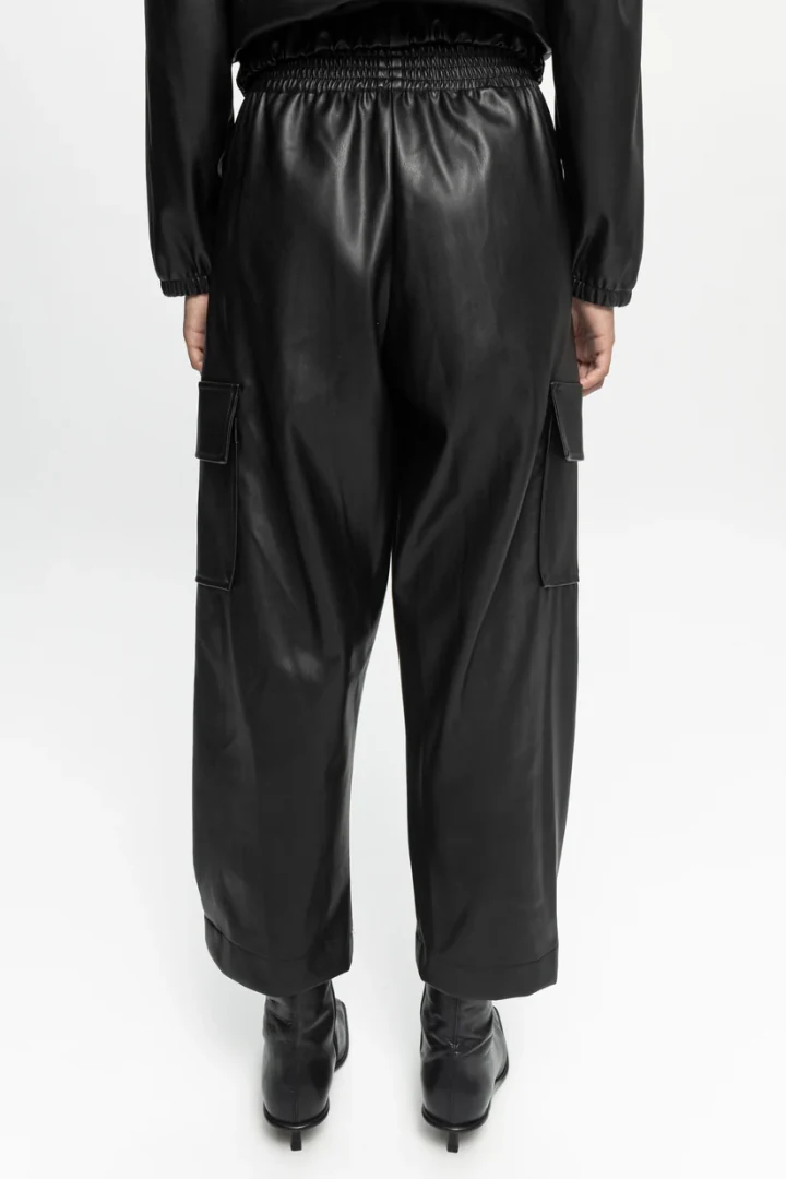 Black&Black Black Leather Cargo - Image 5